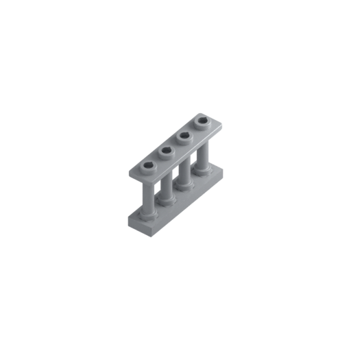 Fence spindled 1×4×2
